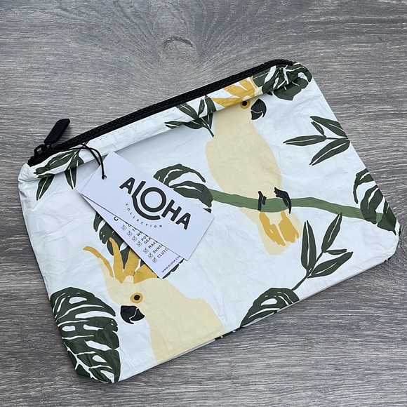 ALOHA Collection Bags Left Aloha Collection Small Pouch Cockatoo